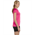 Picture of Ladies' 4.1 oz. Double Dry® V-Neck T-Shirt