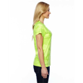 Picture of Ladies' 4.1 oz. Double Dry® V-Neck T-Shirt