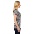 Picture of Ladies' 4.1 oz. Double Dry® V-Neck T-Shirt