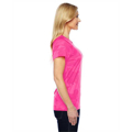 Picture of Ladies' 4.1 oz. Double Dry® V-Neck T-Shirt