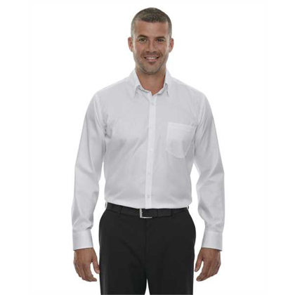 Picture of Men's Wrinkle-Free Two-Ply 80's Cotton Taped Stripe Jacquard Shirt