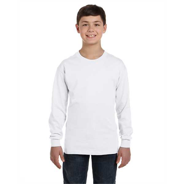 Picture of Youth Heavy Cotton™ 5.3 oz. Long-Sleeve T-Shirt