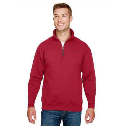 Picture of Unisex 9.5 oz., 80/20 Quarter-Zip Pullover Sweatshirt