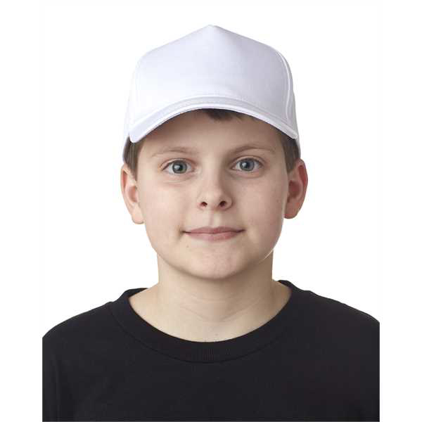 Picture of Youth Classic Cut Cotton Twill 5-Panel Cap