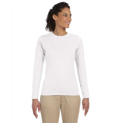 Picture of Ladies' Softstyle® 4.5 oz. Long-Sleeve T-Shirt