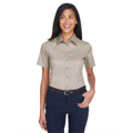 Picture of Ladies' Easy Blend™ Short-Sleeve Twill Shirt with Stain-Release