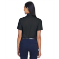 Picture of Ladies' Easy Blend™ Short-Sleeve Twill Shirt with Stain-Release