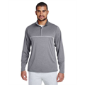 Picture of Men's Excel Mélange Interlock Performance Quarter-Zip Top