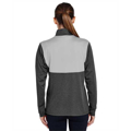 Picture of Ladies' Excel Mélange Interlock Performance Quarter-Zip Top