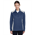 Picture of Ladies' Excel Mélange Interlock Performance Quarter-Zip Top