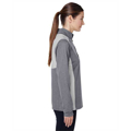 Picture of Ladies' Excel Mélange Interlock Performance Quarter-Zip Top