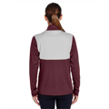 Picture of Ladies' Excel Mélange Interlock Performance Quarter-Zip Top