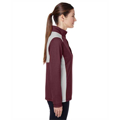 Picture of Ladies' Excel Mélange Interlock Performance Quarter-Zip Top