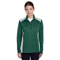 Picture of Ladies' Excel Mélange Interlock Performance Quarter-Zip Top