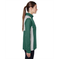 Picture of Ladies' Excel Mélange Interlock Performance Quarter-Zip Top