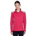 Picture of Ladies' Excel Mélange Interlock Performance Quarter-Zip Top