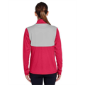 Picture of Ladies' Excel Mélange Interlock Performance Quarter-Zip Top