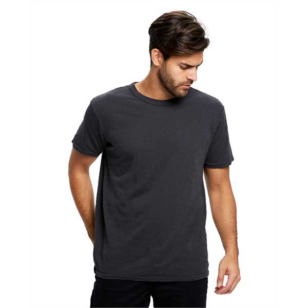 Picture of Men's Short-Sleeve Slub Crewneck T-Shirt Garment-Dyed