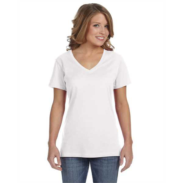 Picture of Ladies' Featherweight V-Neck T-Shirt