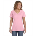 Picture of Ladies' Featherweight V-Neck T-Shirt