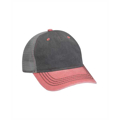 Picture of Pigment-Dyed Twill & Mesh 5 Panel Trucker Cap