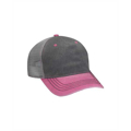 Picture of Pigment-Dyed Twill & Mesh 5 Panel Trucker Cap
