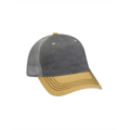 Picture of Pigment-Dyed Twill & Mesh 5 Panel Trucker Cap