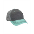 Picture of Pigment-Dyed Twill & Mesh 5 Panel Trucker Cap