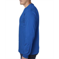 Picture of Adult 6.1 oz., 100% Cotton Long Sleeve Pocket T-Shirt