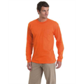 Picture of Adult 6.1 oz., 100% Cotton Long Sleeve Pocket T-Shirt