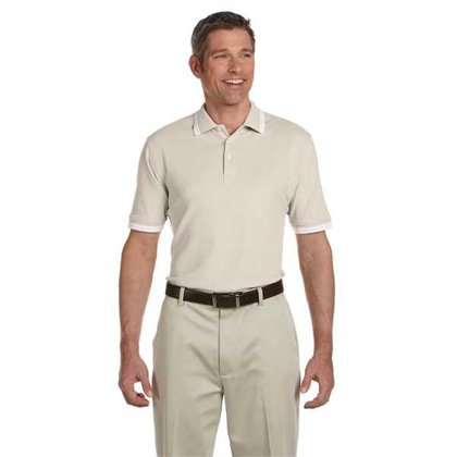 Picture of Men's Tipped Performance Plus Piqué Polo