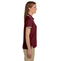 Picture of Ladies' Tipped Performance Plus Piqué Polo