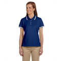 Picture of Ladies' Tipped Performance Plus Piqué Polo