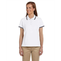 Picture of Ladies' Tipped Performance Plus Piqué Polo