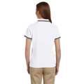 Picture of Ladies' Tipped Performance Plus Piqué Polo