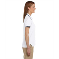 Picture of Ladies' Tipped Performance Plus Piqué Polo