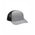 Picture of Heather Woven/Soft Mesh Trucker Cap