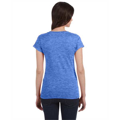 Picture of Ladies' SoftStyle® 4.5 oz. Fitted V-Neck T-Shirt