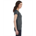 Picture of Ladies' SoftStyle® 4.5 oz. Fitted V-Neck T-Shirt