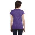 Picture of Ladies' SoftStyle® 4.5 oz. Fitted V-Neck T-Shirt