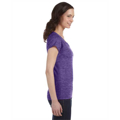 Picture of Ladies' SoftStyle® 4.5 oz. Fitted V-Neck T-Shirt