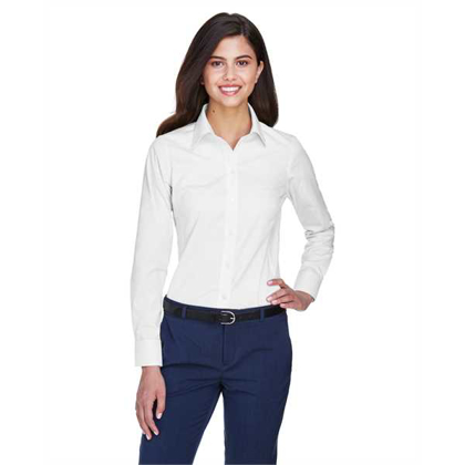 Picture of Ladies' Crown Woven Collection™ Solid Oxford