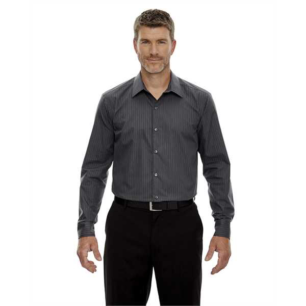 Picture of Men's Boardwalk Wrinkle-Free Two-Ply 80's Cotton Striped Tape Shirt