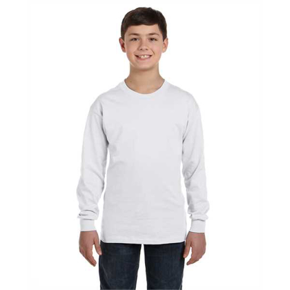 Picture of Youth 6.1 oz. Tagless® Long-Sleeve T-Shirt