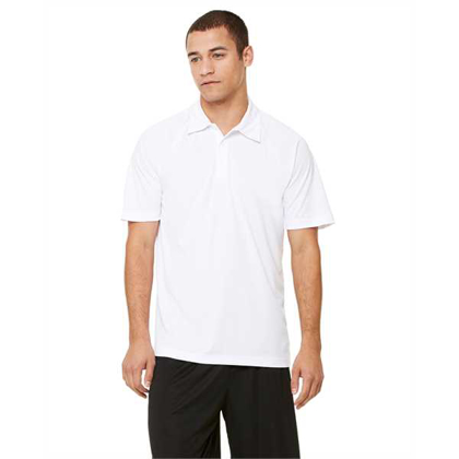 Picture of Unisex Performance Three-Button Raglan Polo