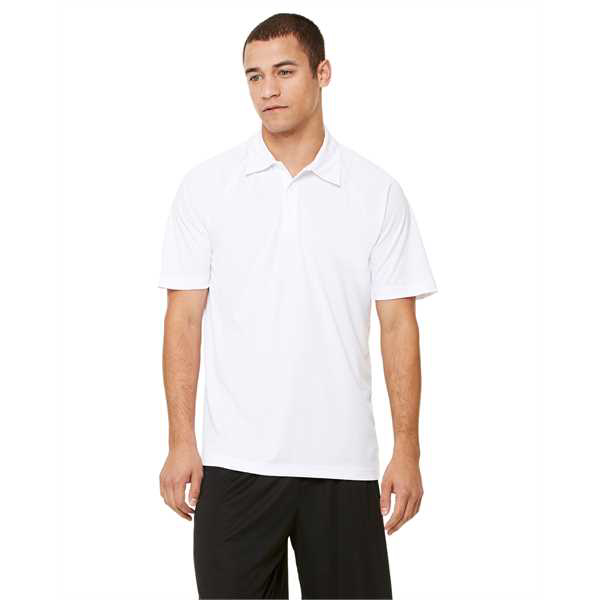 Picture of Unisex Performance Three-Button Raglan Polo