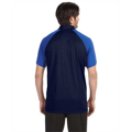 Picture of Unisex Performance Three-Button Raglan Polo