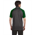 Picture of Unisex Performance Three-Button Raglan Polo