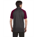 Picture of Unisex Performance Three-Button Raglan Polo