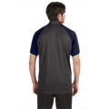 Picture of Unisex Performance Three-Button Raglan Polo